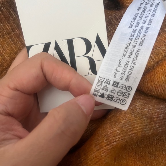 NWT ZARA STRIPED KNIT PANTS - Picture 9 of 9